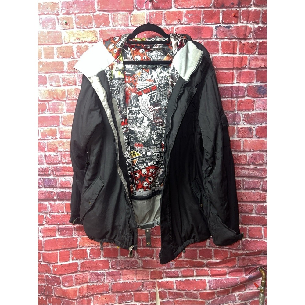 RARE Y2K Famous Stars And Straps 686 Snowboard Jacket M Travis Barker Blink 182
